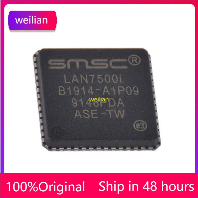 

1-10PCS LAN7500I-ABZJ LAN7500I Package QFN56 Ethernet Bridge USB Interface Controller Chip IC Brand New Original