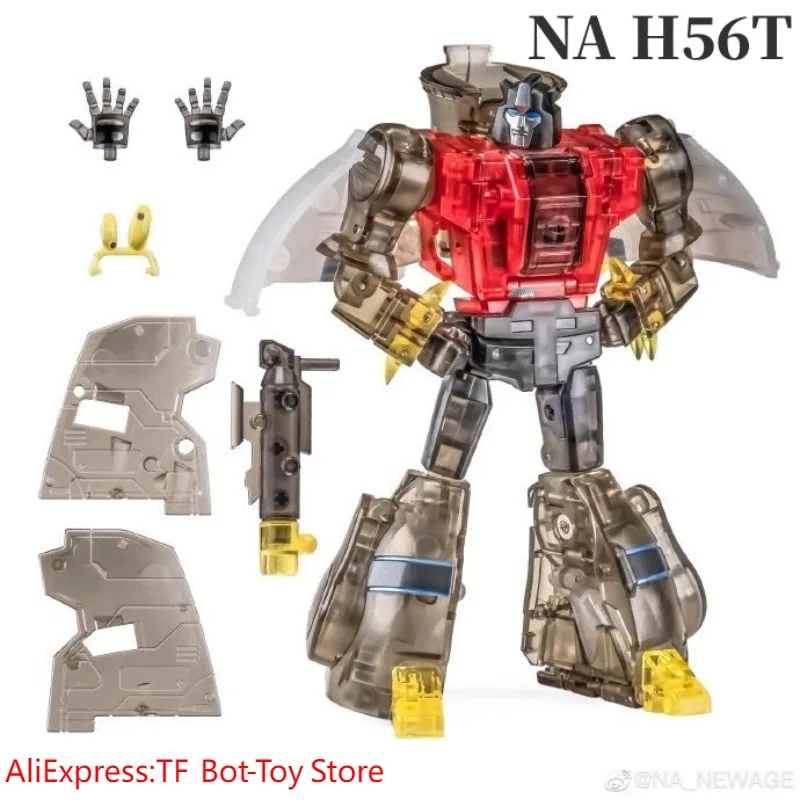 

【IN STOCK】NewAge Transformation NA H56T Transparent Sludge Rhedosaurus Robot Dinosaur Mini Action Figure Robot Toys