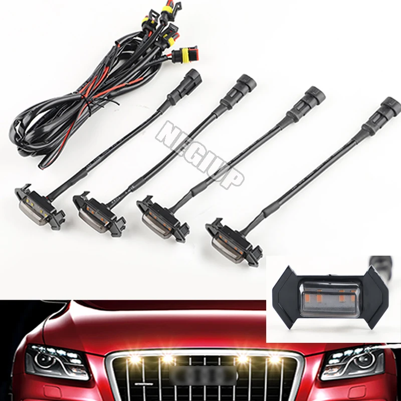 Car Grille Lights LED 12v Front Grille Lighting 6000K 5 Colors General Motors Warning Light
Car Grille Lights LED 12v Front Grille Lighting 6000K 5 Colors General Motors Warning Light