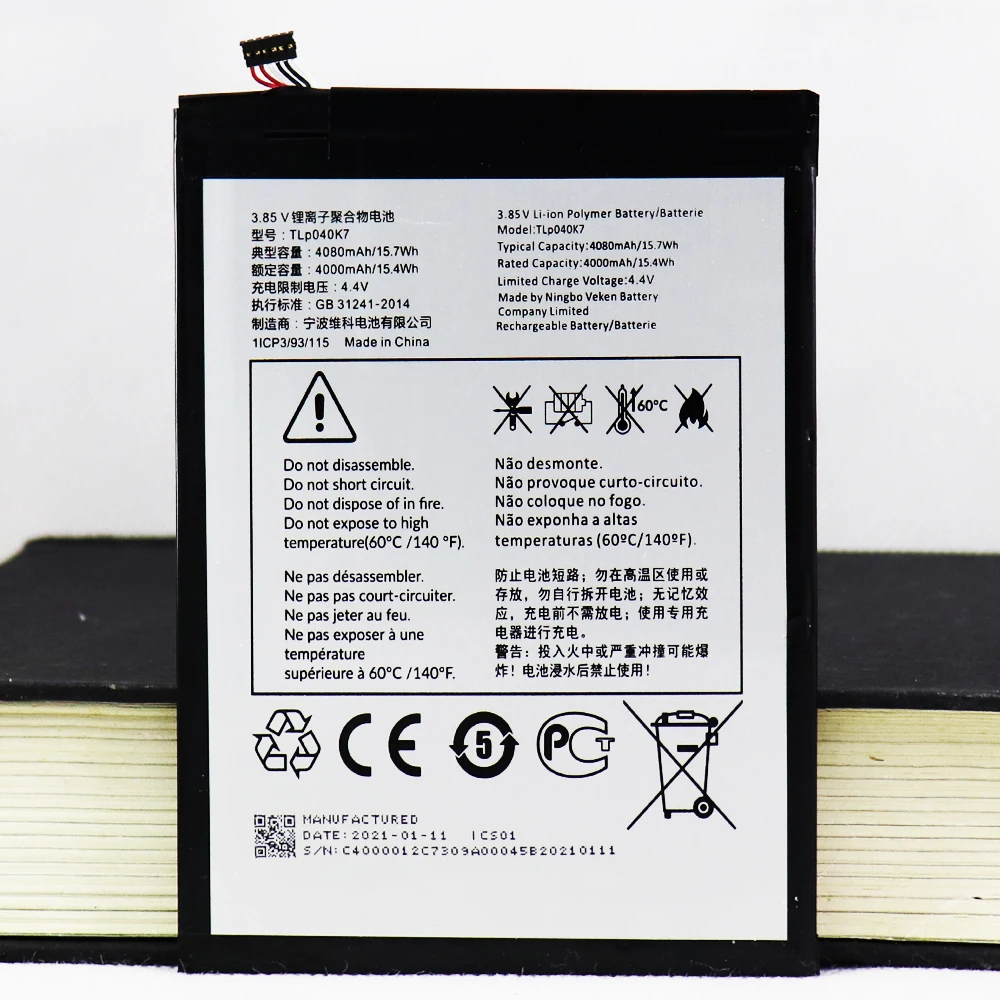 2 шт. 5 10 мобильный аккумулятор для Alcatel TLp029A2-S/TLp020C1/TLp024C1/TLp038D1/TLp038D7/TLP040K7/TLp043E1