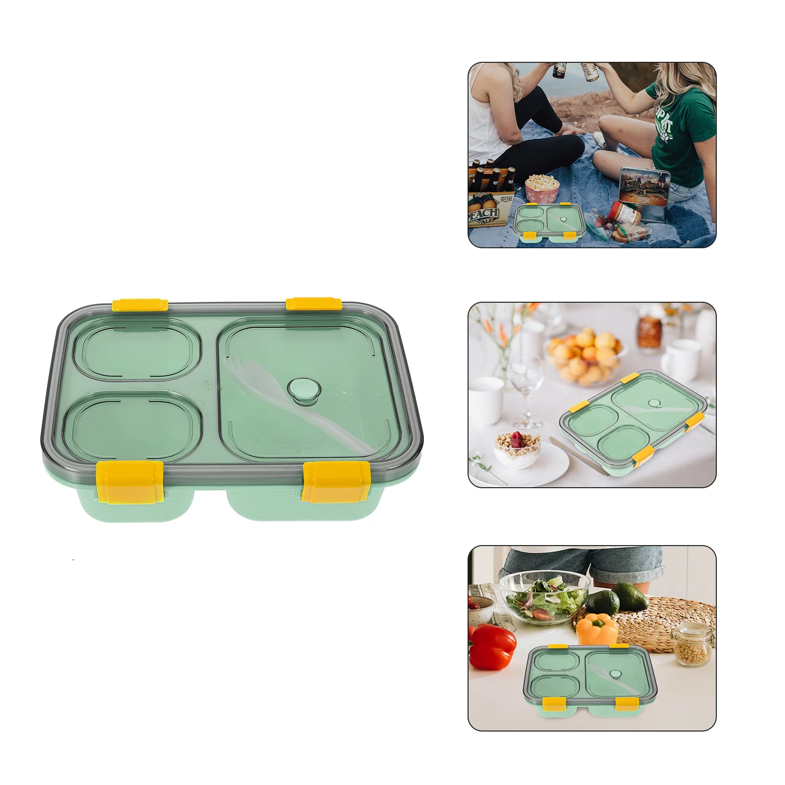 

Portable Bento Box Students Bento Box Office Worker Vegetable Food Box Lunch Container for School Home Students