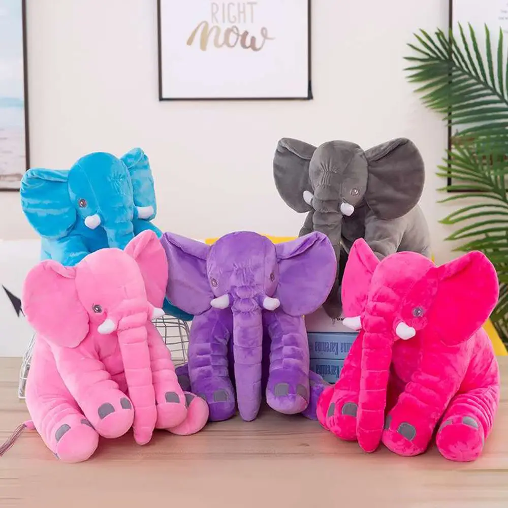 

Lovely Cartoon Toys Soft Plush Sleep Pillow Elephant Doll Stuffed Toy