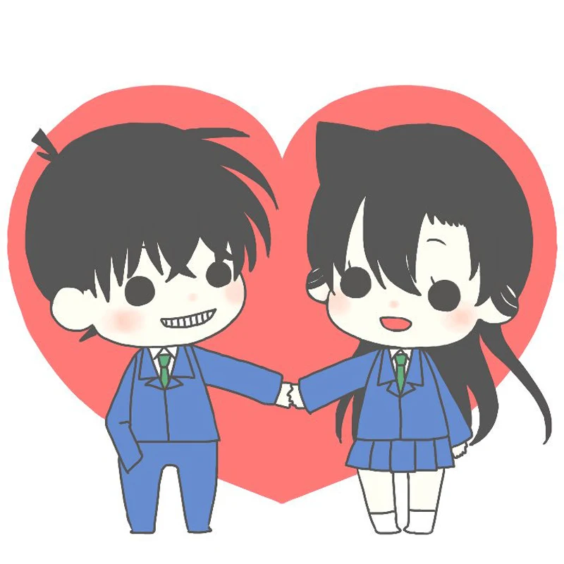 

Anime Keychain Detective Conan Edogawa Conan Rachel Moore Acrylic Keyring Strap Figure Hanging Accessories 6cm