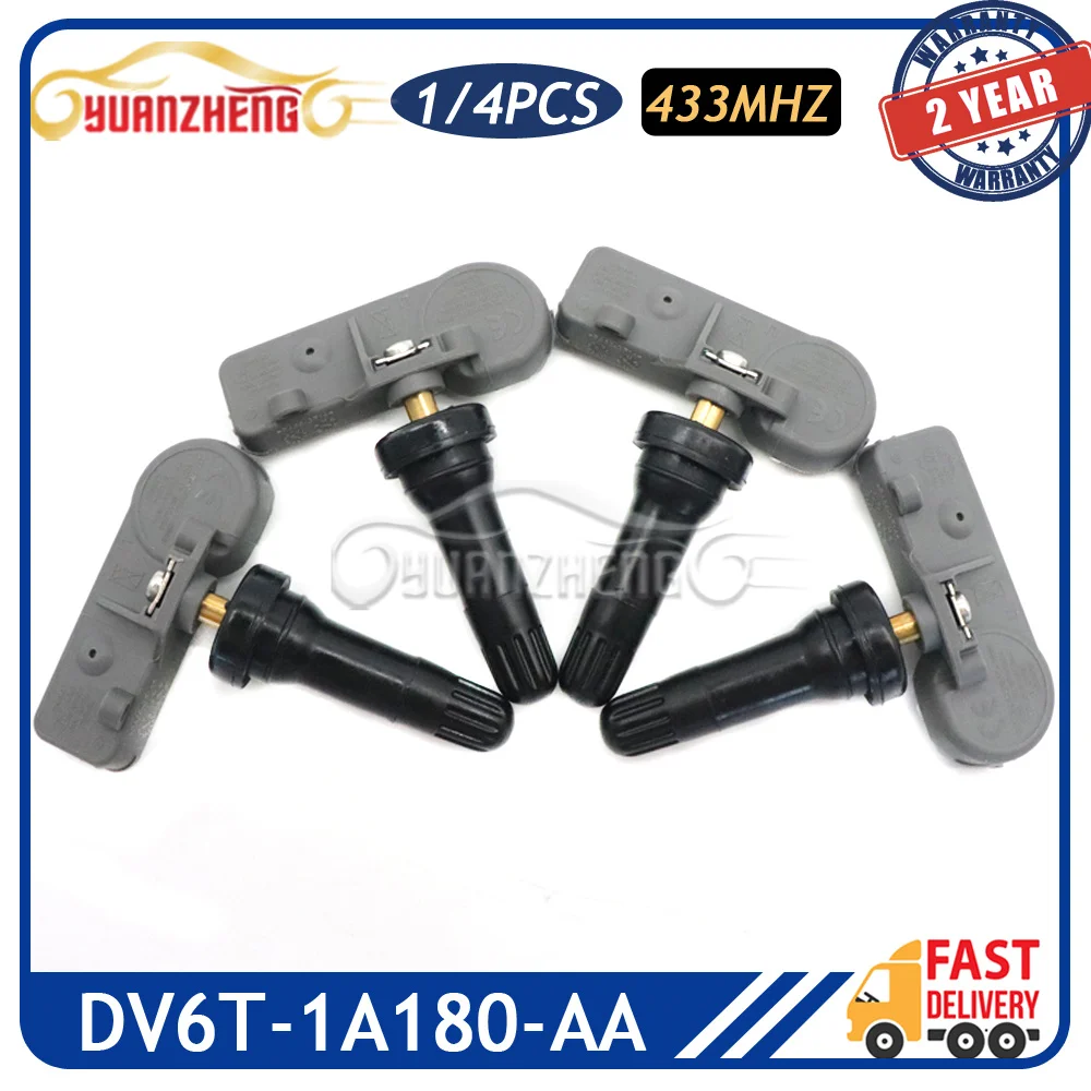 

TPMS Tire Pressure Monitor Sensor DV6T-1A180-AA For Ford Edge Escape Expedition Explorer F-150 F-Series Tourneo Transit 433MHz