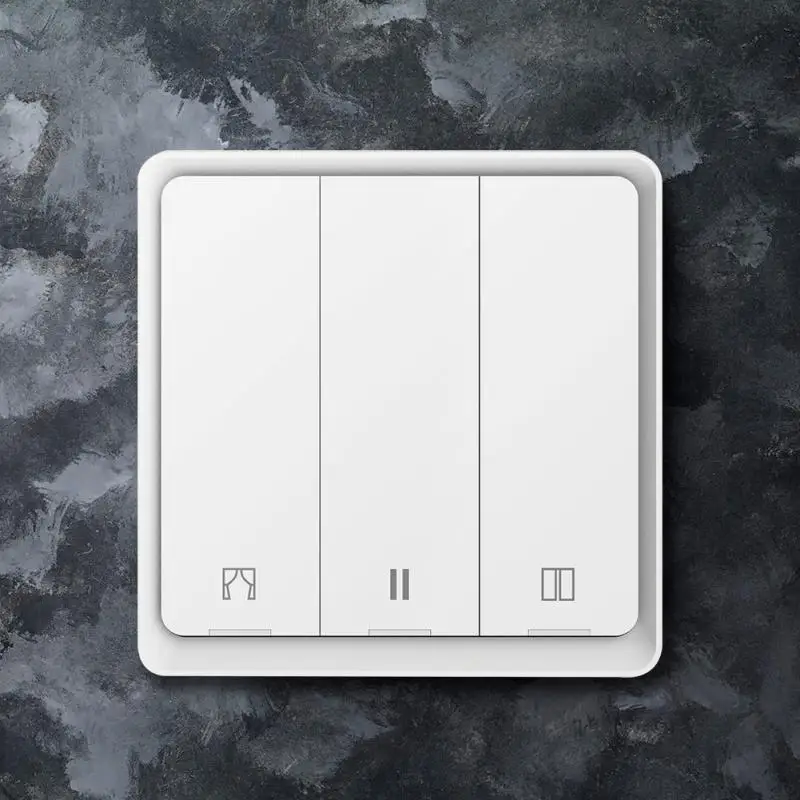 

Tuya Smart Switch ZigBee EU Wireless Panel Switches Roller Blinds Shutter Smart Curtain Switch Works With Alexa Google Home