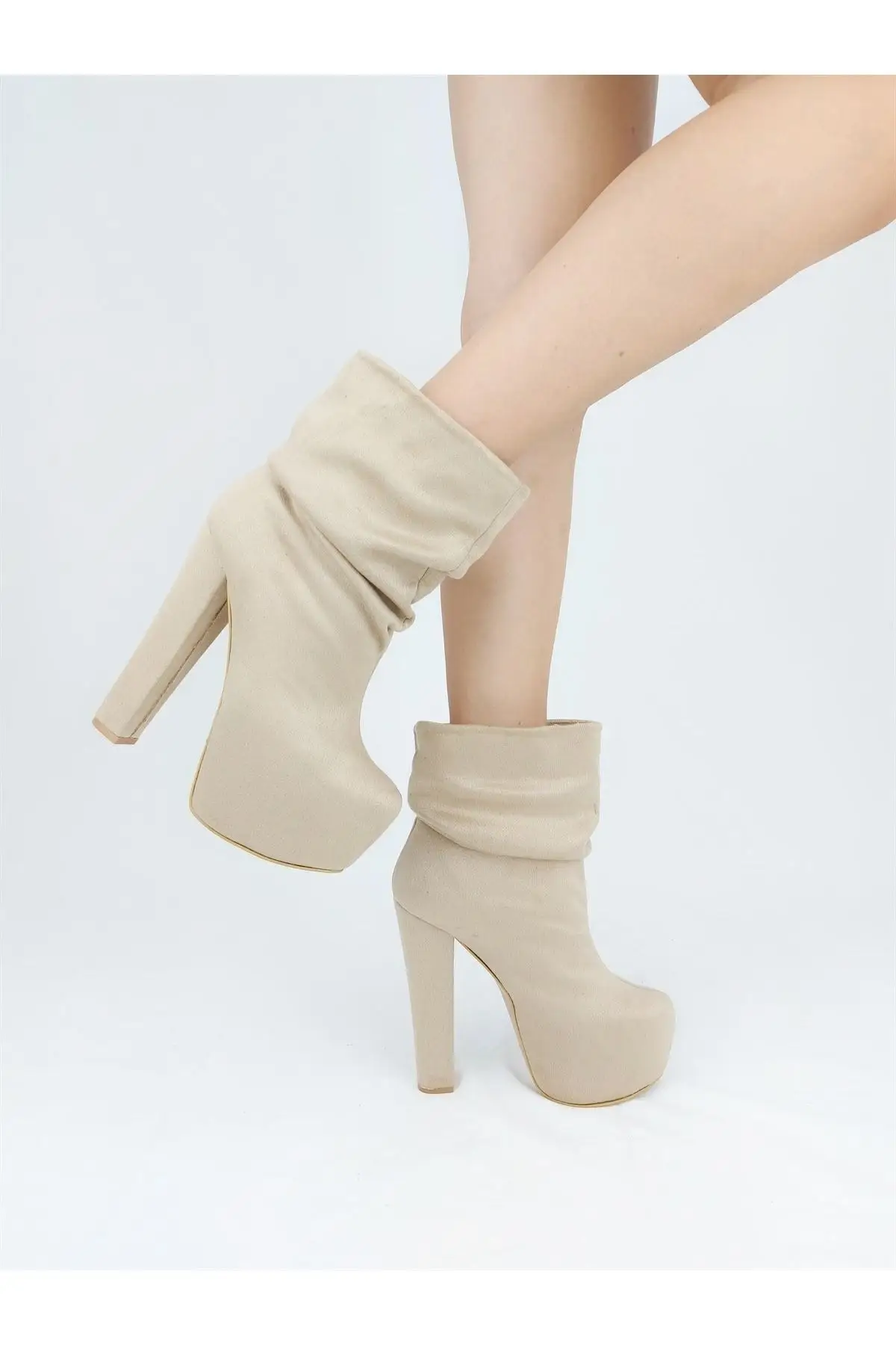 

Женские Кожаные Замшевые Сапоги Vagun на высоком каблуке, удобные женские роскошные стильные женские сапоги