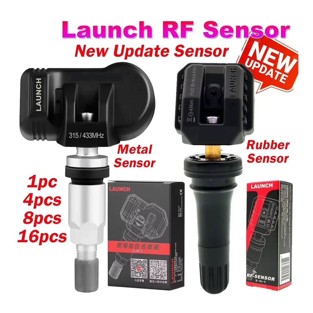 Фото LAUNCH LTR-03 LTR03 РЧ-датчик 315 МГц и 433 МГц Металлический датчик TPMS для X431 TSGUN i-TPMS CRT5011E №1