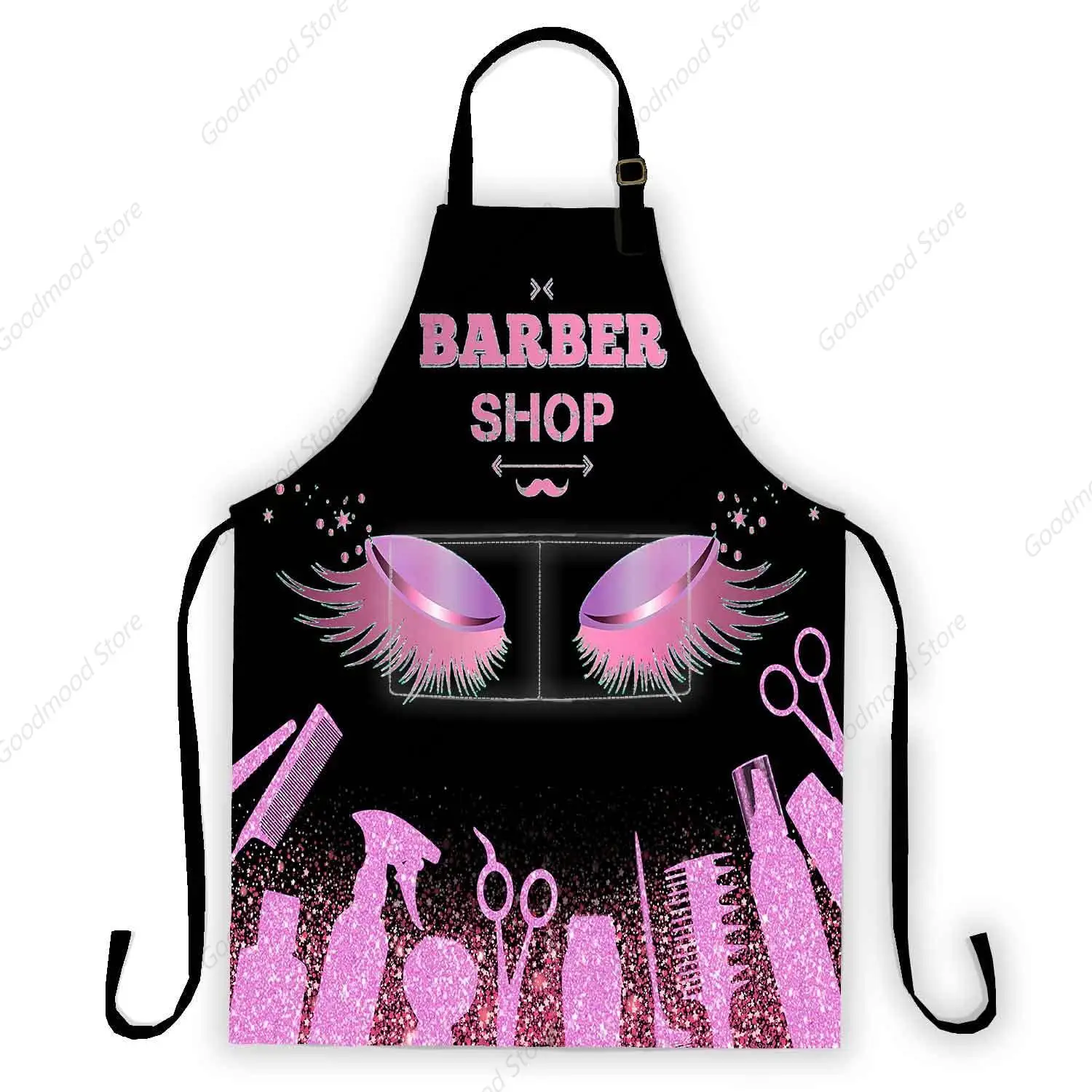 Парикмахерский фартук для ресниц в виде единорога салона косметологии ногтей