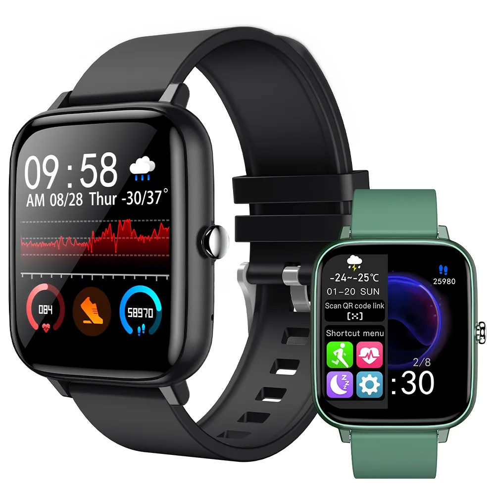 

P6 Call Smart Watch Sports Watch Bluetooth Phone Call Answer Heart Rate Blood Pressure Blood Oxygen Monitor Meter