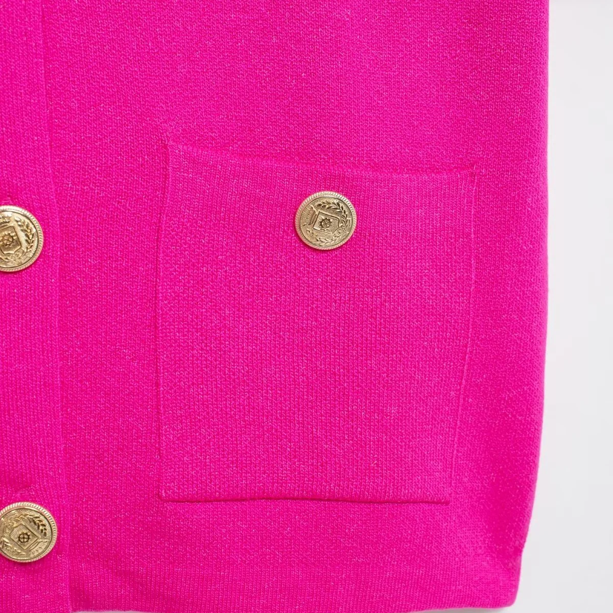 Женский трикотажный кардиган на пуговицах EDSA повседневный винтажный свитер с