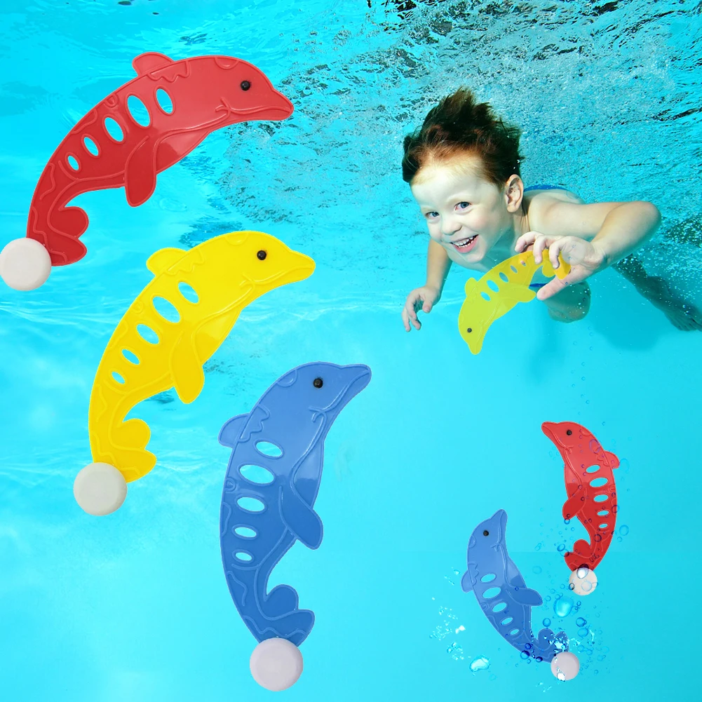 

Kids Children Summer Diving Throwing Game Underwater Training Sinking Pool Dive Toys for 3-6Y Kids Children Toys