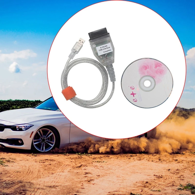 

USB Interface OBD CAN Diagnostic Cable Switch for E81 E82 E83 E87