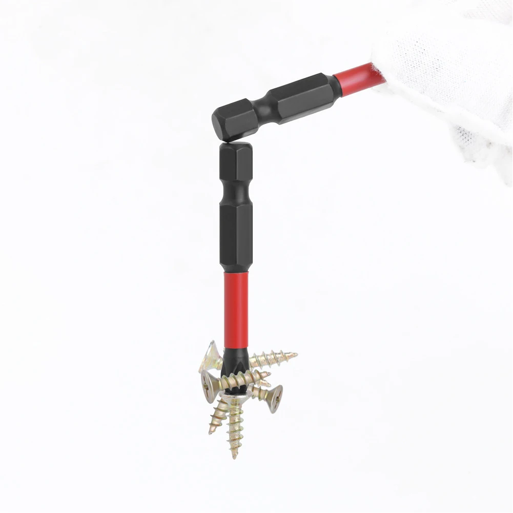 

Electric Hand Drill Screwdriver Bits Cross Screwdriver 50-90mm 9pcs Set Batch Head Hex Shank Magnetic Non-Slip