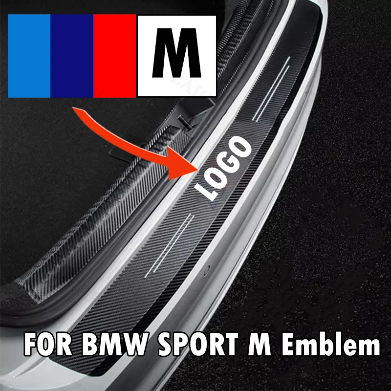 

For BMW M Emblem E46 E36 E34 F10 E90 F30 E60 F20 E39 X3 X5 X1 E53 E30 E92 E70 X2 X6 X7 car threshold car stickers car Accessorie