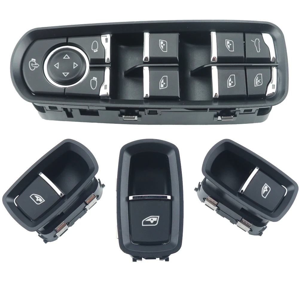 Переключатель управления окошком для пассажира, Боковая кнопка со шторкой для Porsche Panamera Cayenne Macan 7PP959858MDML / RDML/ CDML