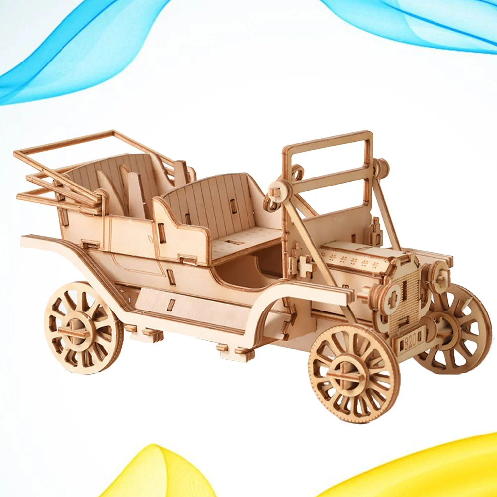 

1 Set Puzzle Plaything Durable Classic Car Funny Educational for School Home