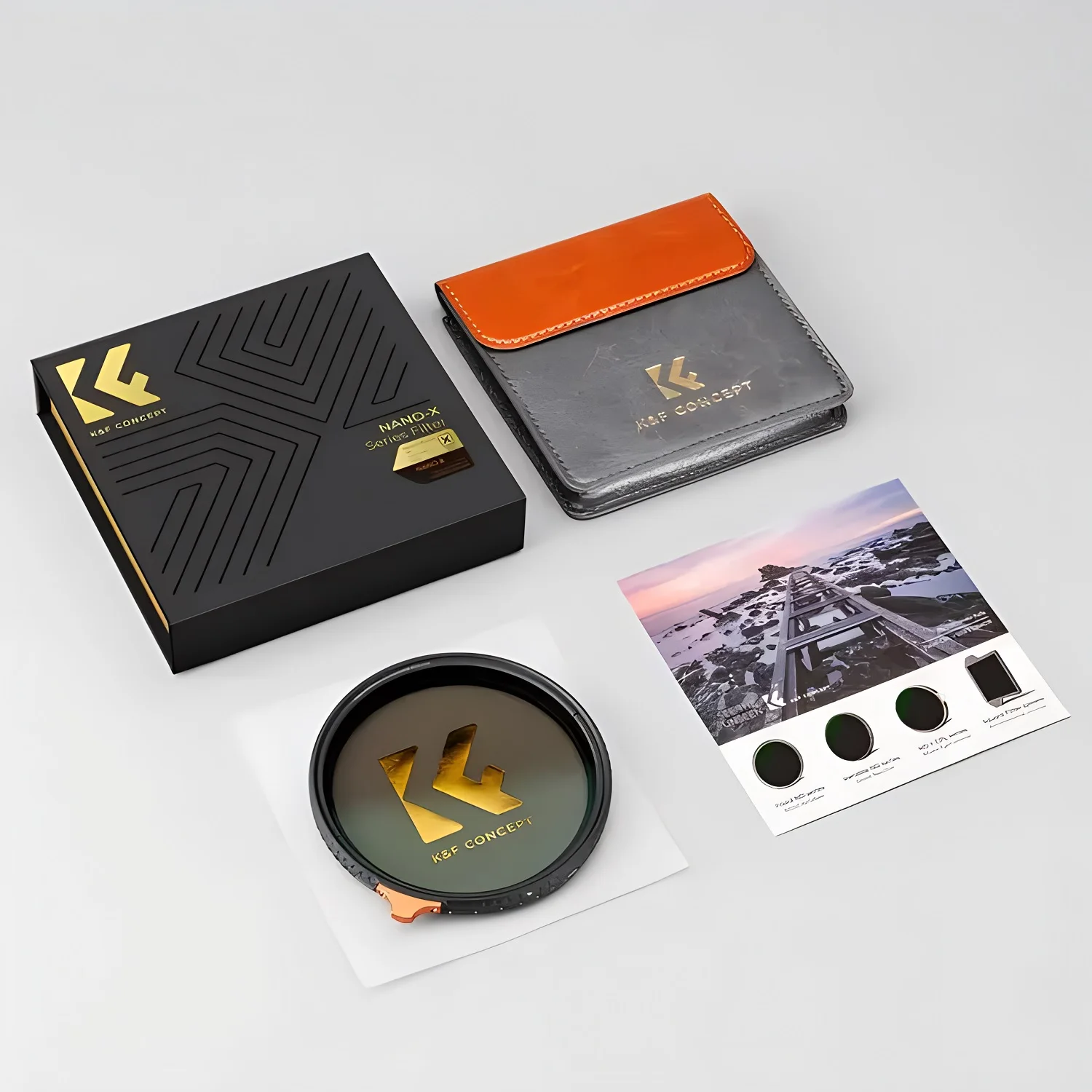 K & F Concept Nano-X регулируемый фотофильтр для фотоаппарата с диаметром 49-105 мм