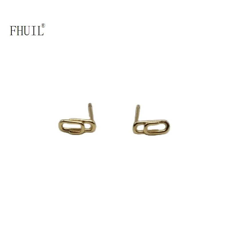 

NEW Stud Earring For Women Small Earrings Korean Fashion High Imitation Jewelry Gold Plated Ear Piercing Wedding Christmas Gift