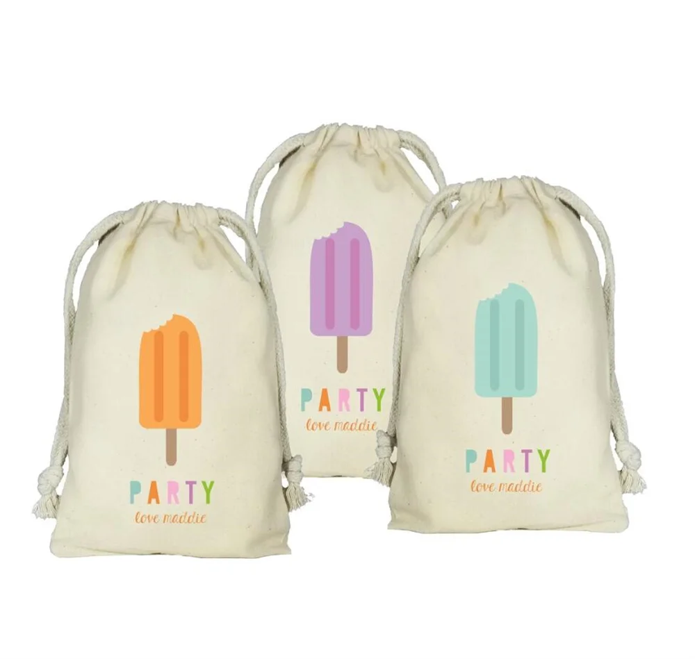 POPSICLE Party - Personalized Favor Bags - Set of 20 - Birth