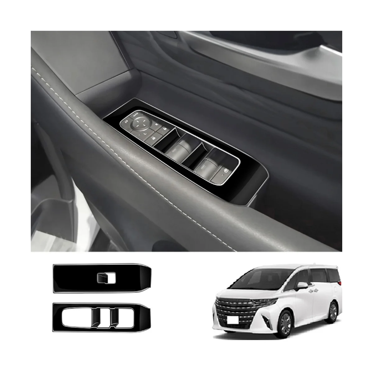 Крышка стеклоподъемника RHD для Toyota Alphard 40 Series 2023 +