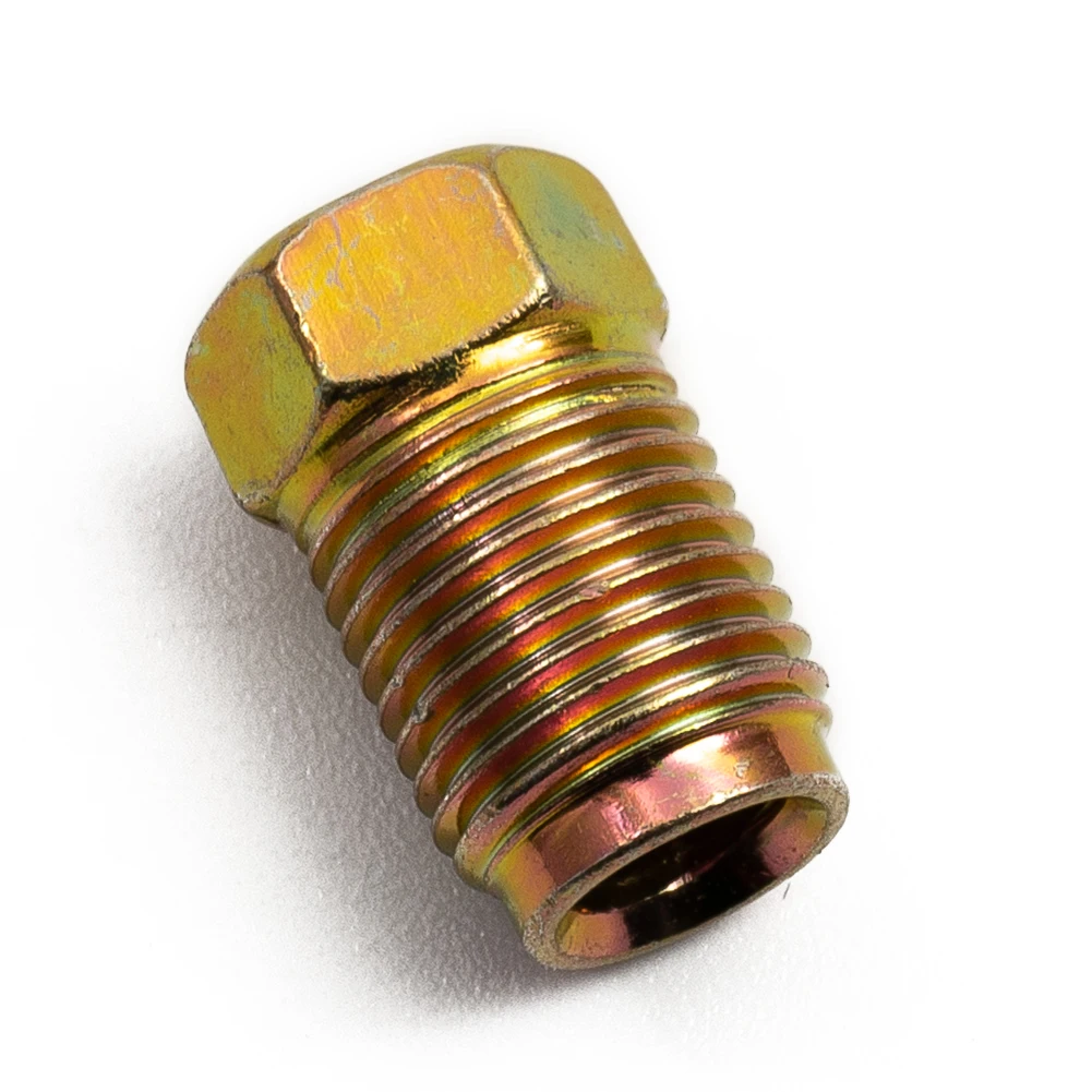 20x Brake Line Fittings Nuts Male Metric Set Zinc 10mm*1mm End Union Inverted Flares High quality Accessories Kit