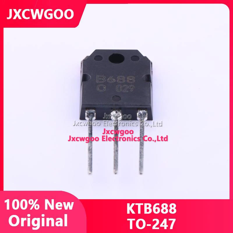 

Jxcwgoo 10Pair Original 2SD718 Imported TO-247 D718 Power 100% KTB688 New Tube 80W Amplifier 2SB688 B688 120V KTD718 10A