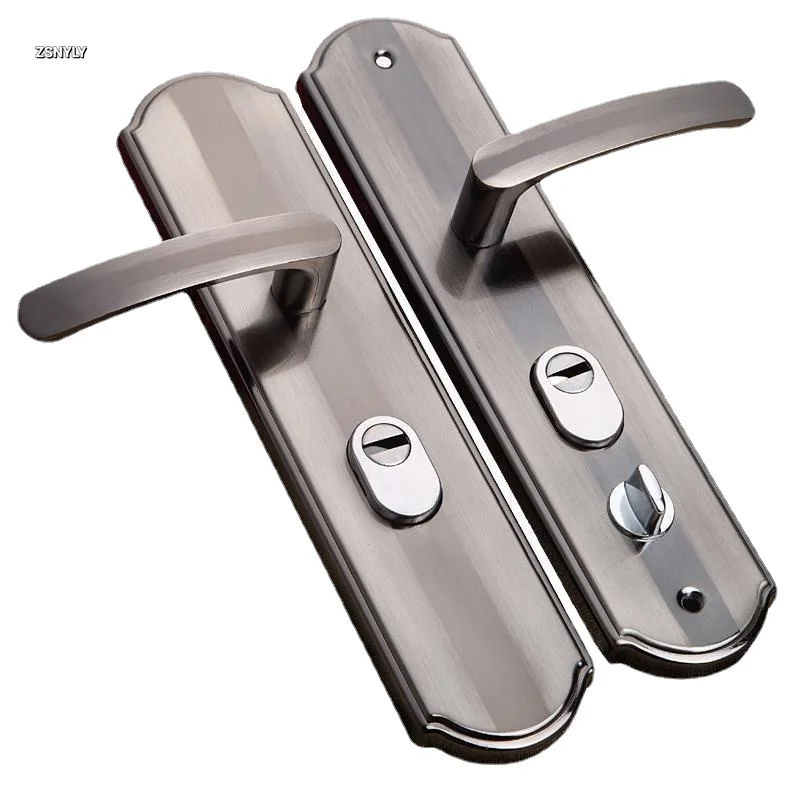 

Ручка для дверной ручки с защитой от кражи, универсальный старомодный аксессуар для замка, твердая утолщенная панель из нержавеющей стали с...