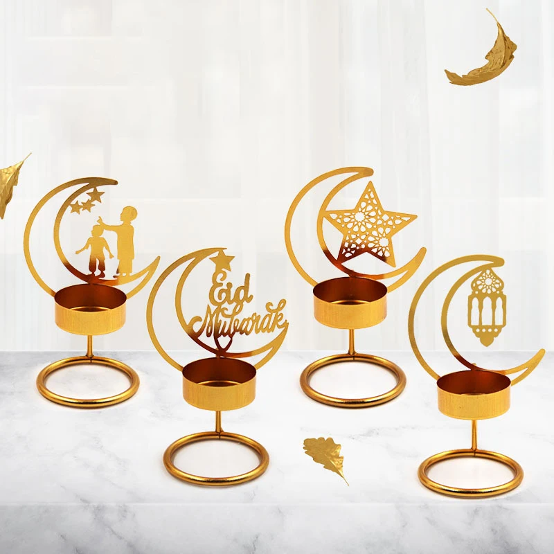 Candle Holder Golden Luxurious Home Decor