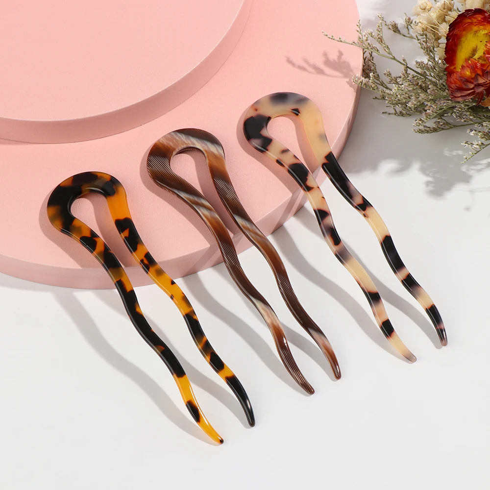 

Fashion Elegant Leopard Retro Hair Pin Hair Accessories Hair Clip Hair Sticks