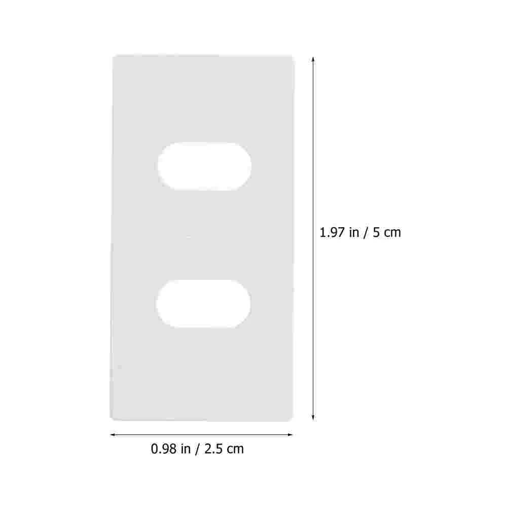 20 Pcs Curtain Repair Stickers Vertical Blind Slats Reinforcement Tabs Apartment Blinds Parts Paste