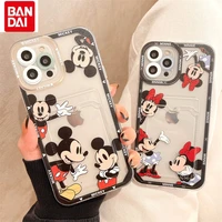 bandai don mickey minnie for iphone 12 12 pro 12 pro max cartoon transparent cover iphone11 pro max x xs max xr silicone case