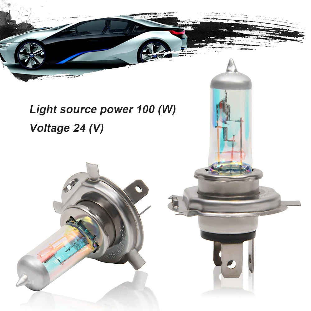 H4 Галогенные Автомобильные Фары 2 Шт. 12 В 55 Вт Супер Яркие Ближнего/far Beam Для