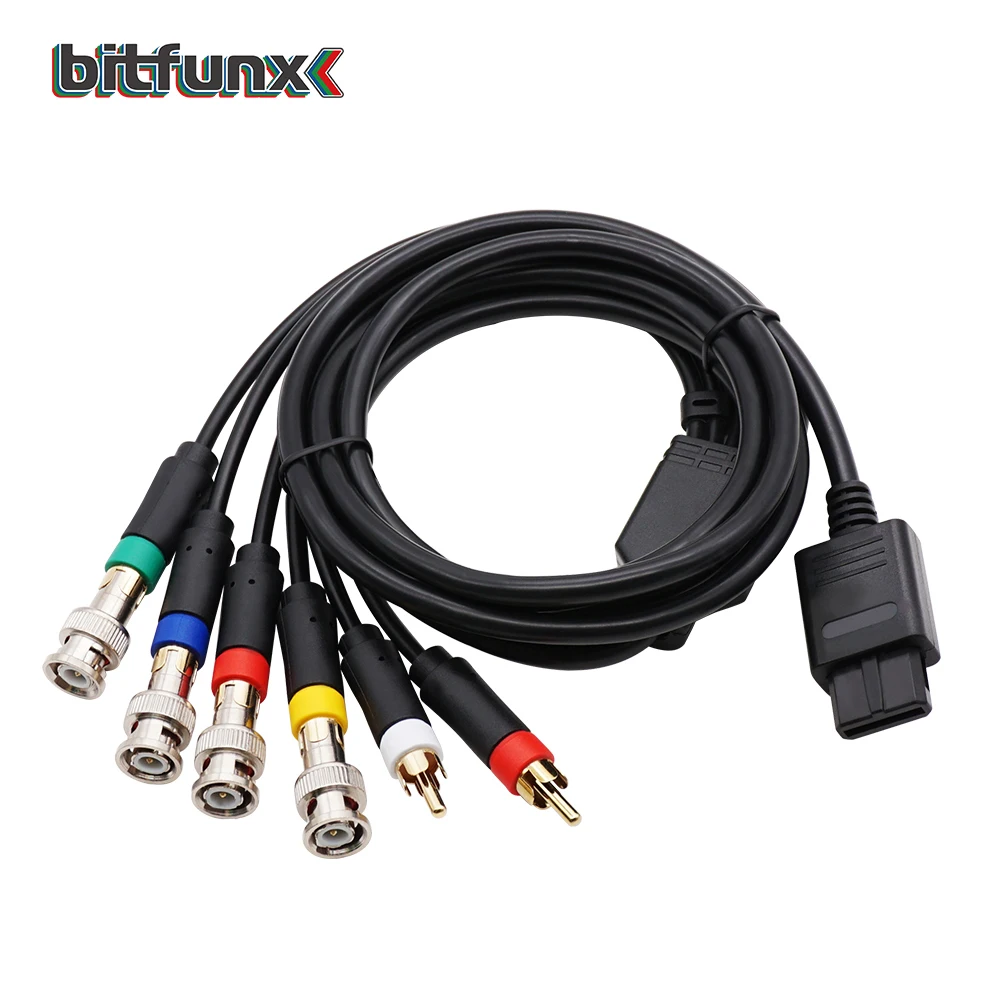 Bitfunx RGB/RGBS Cable for N64 Nintendo 64 SFC SNES NGC Video Consoles Composite Cable With Strong Stability images - 6