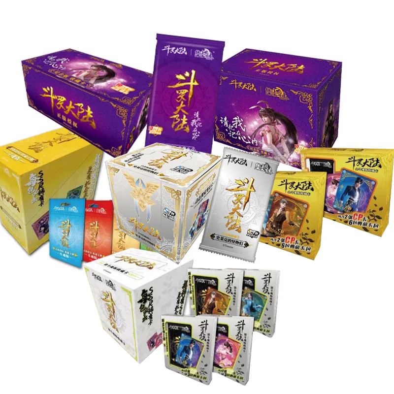 

All Set of Douluo Dalu Anime Figures Bronzing Flash Card Two-dimensional Game Card Collection Cards Toy Gift for Children