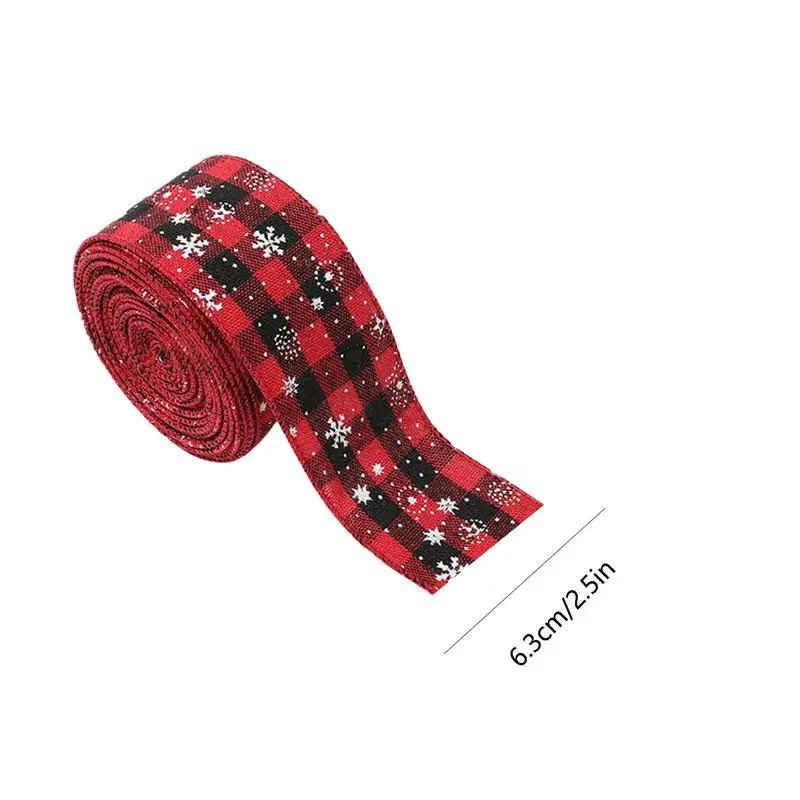 Рождественская лента из мешковины гирлянда ротанга с бантом мультяшная