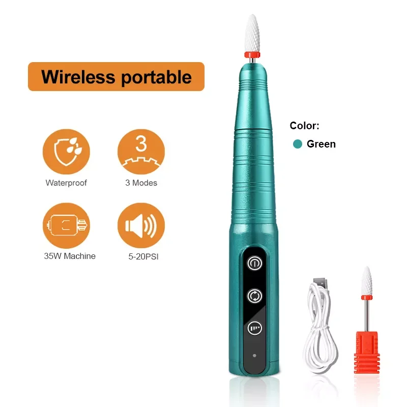 

NEW2023 Manicure Drill Pen for Nail Polish Remover With Nail File Nail Drill Machine for Nail Exfoliating