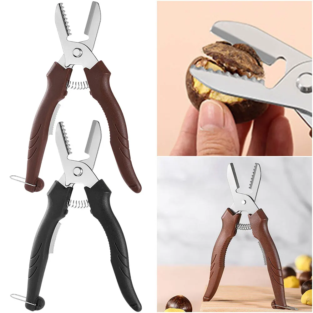 2 шт. инструмент для крекерки каштанов из нержавеющей стали ножницы резак