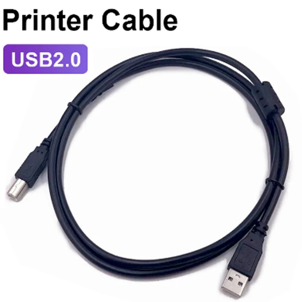 

1.5/3/5/10M USB 2.0 Clear Print High Speed Transfer Printer Cable Scanner Data Cable Cable For Arduino Allwin Brother Canon