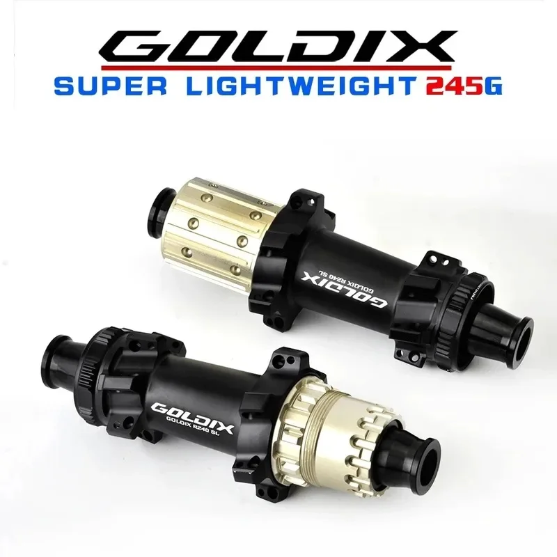 Фото Велосипедная втулка GOLDIX R240SL для шоссейных велосипедов, центральная фиксирующая пластина, 24 отверстия, трещотка 36T, подходит для 11 и 12 скоростей №1