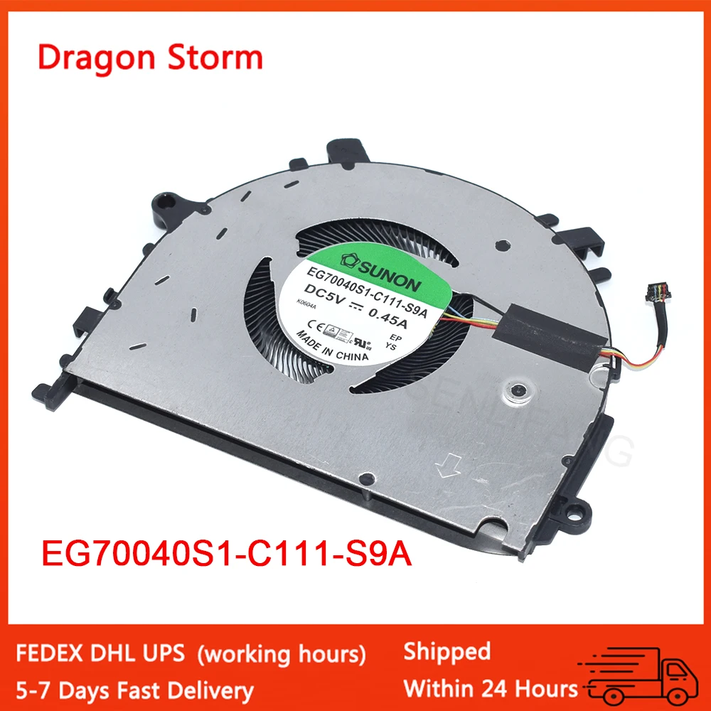 Новый кулер для охлаждения процессора ноутбука HUAWEI MateBook D14 EG70040S1-C111-S9A DC5V 0.45A