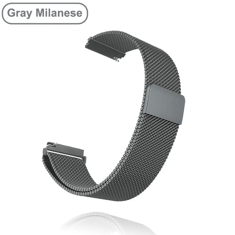 Metal Stainless Steel Milanese Strap for Huami Amazfit GTS Wrist Band for Amazfit GTR Stratos 3 Bip Watch Bracelet Watchband