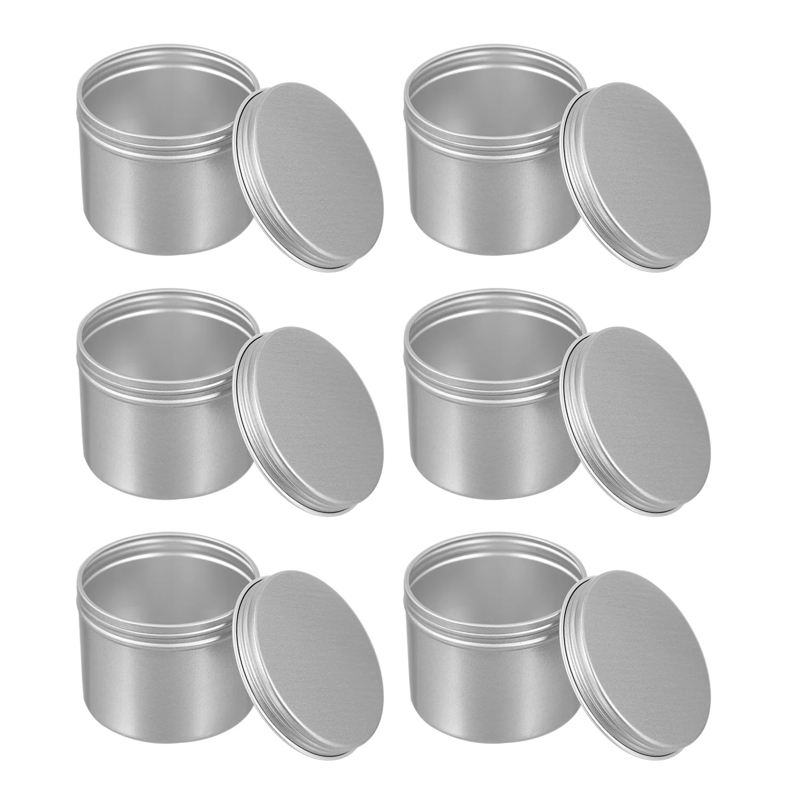

Container Tins Tin Jar Metal Wax Storage Cookie Aluminum Beads Tea Box Soy Melt Sugar Round Can Empty Holder Makingjars Tinplate