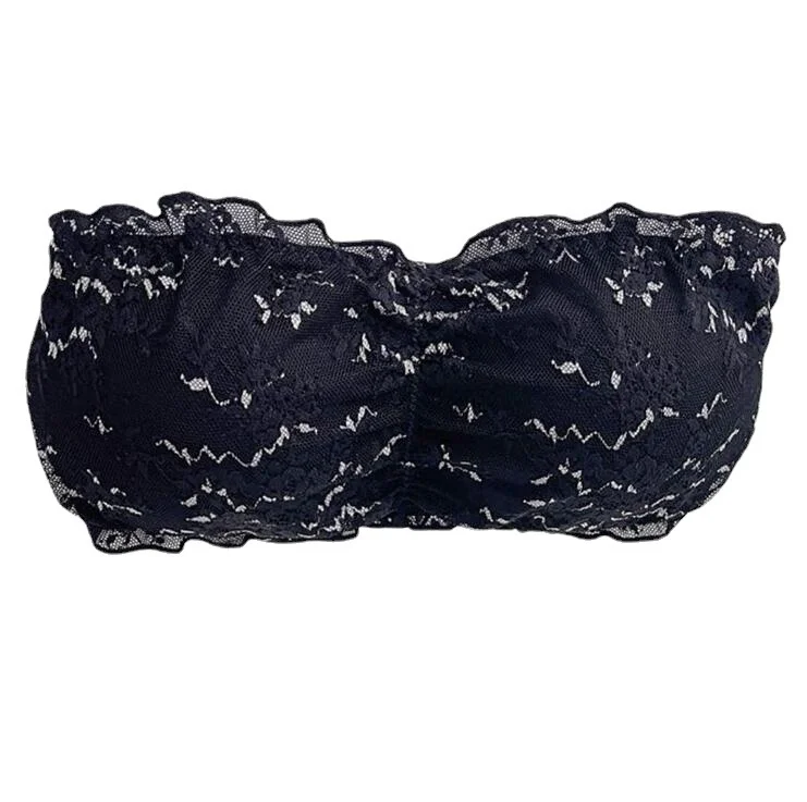 Бюстгальтер-труба с запахом на груди нескользящий невидимый без бретелек |