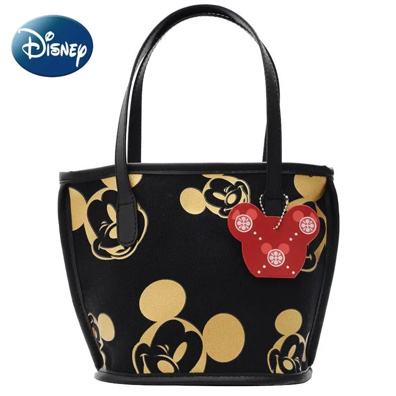 Disney Women's Handbag for Girl Mickey Mouse Cute  Canvas Tote Durable High Quality Large Capacity Fashion Trend Free Shipping