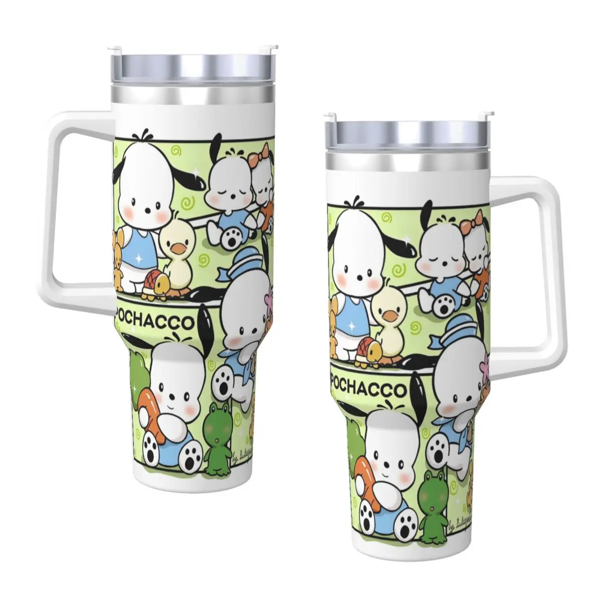 Стакан Pochacco из нержавеющей стали кружки для вождения большая кофейная кружка