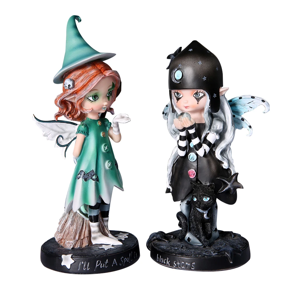 Статуэтка Феи из смолы Волшебная статуя феи домашний декор милый Декор для стола