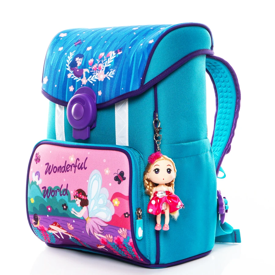 Kids Brand New 3D Cartoon School Bags For Gilrs Cartoon Pattern Orthopedic Backpack Children SchoolBag Student Mochila Grade 1-5