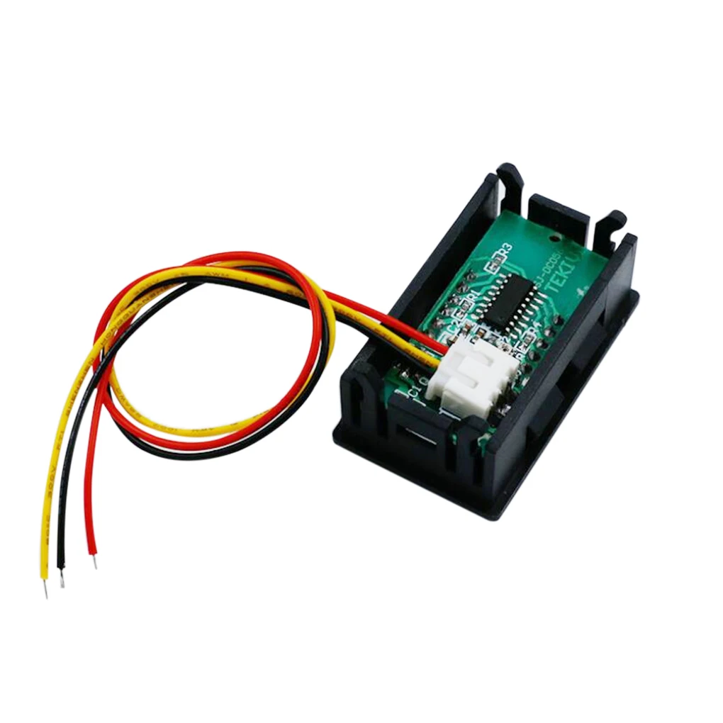 

Цифровой вольтметр постоянного тока 4,0 ~ 30 В, цифровой вольтметр 0-100 в, высокоточный светодиодный дисплей, измерение напряжения, автомобильн...