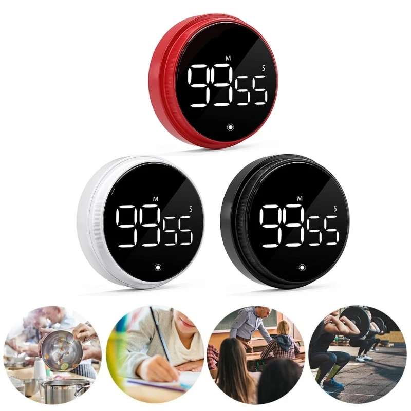 

Digital Kitchen Timer Countdown Countup Timer Large LED Countdown Timer for Kids, Adult, Kitchen, Teacher