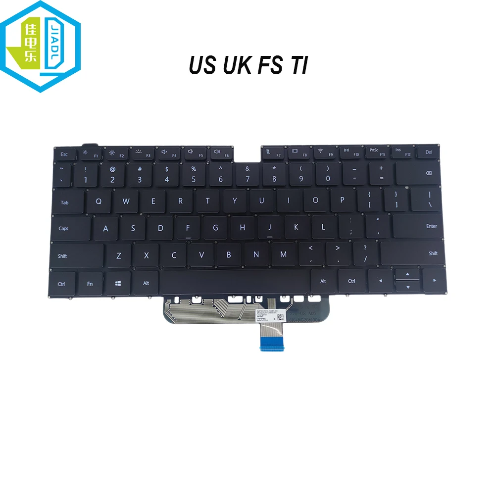 UK US Thai Farsi Arabic Backlit Keyboard For Huawei MateBook 14 D14 KLW-W09 W29 KLVC-WFE9L WAH9L Magicbook 15 HBL-W19 NBL-WAQ9R